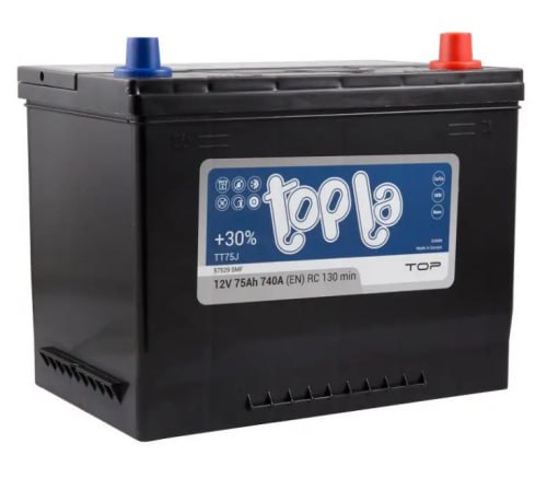 АКБ topla 75ah 740a top japan