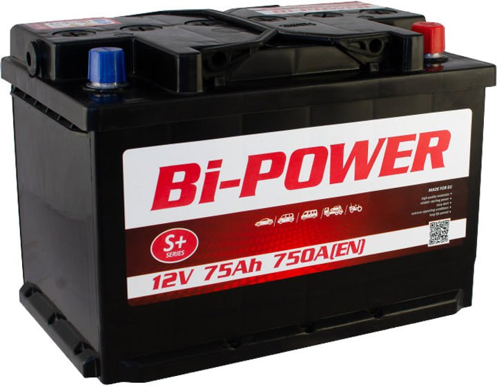 АКБ bi power euro 75А 750a є