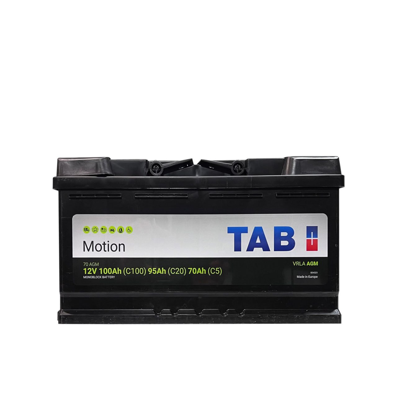 АКБ tab 140А motion agm
